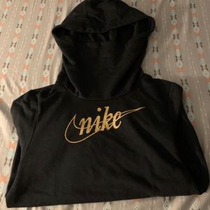 Nike sweatshirt with long neck hoody